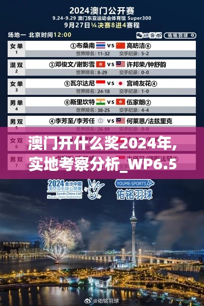 澳門開什么獎2024年,實地考察分析_WP6.514