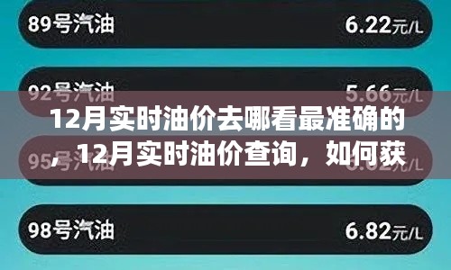 12月實時油價查詢攻略，獲取最準確油價信息的途徑