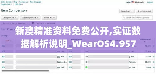 新澳精準(zhǔn)資料免費公開,實證數(shù)據(jù)解析說明_WearOS4.957