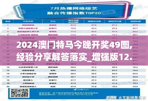 2024澳門特馬今晚開獎49圖,經(jīng)驗分享解答落實_增強版12.631