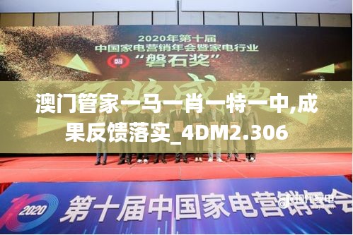 澳門管家一馬一肖一特一中,成果反饋落實(shí)_4DM2.306