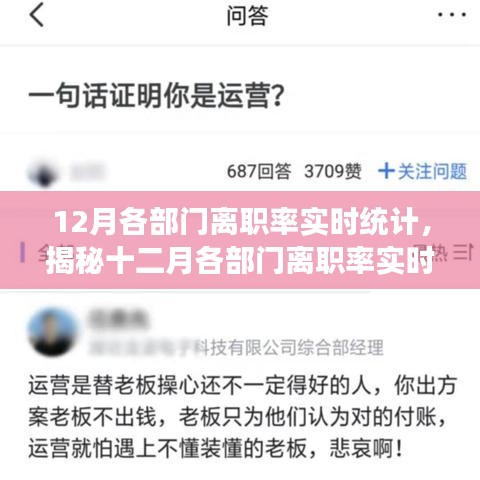 揭秘十二月各部門離職率實時統(tǒng)計，深度洞察職場動態(tài)與趨勢分析報告