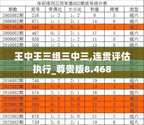 王中王三組三中三,連貫評(píng)估執(zhí)行_尊貴版8.468