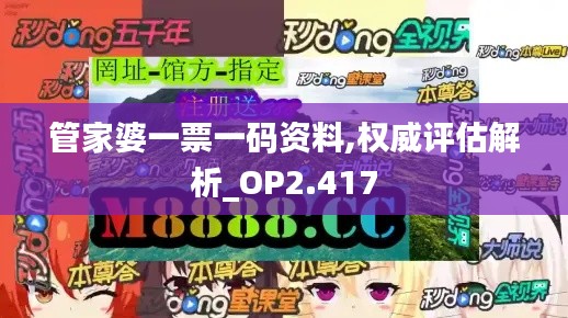 管家婆一票一碼資料,權(quán)威評估解析_OP2.417