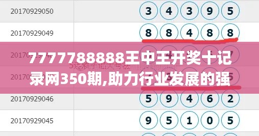 7777788888王中王開獎十記錄網(wǎng)350期,助力行業(yè)發(fā)展的強大資源_C版4.361