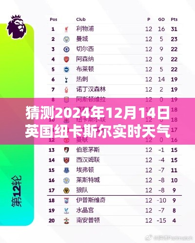 英國紐卡斯爾天氣預報體驗評測與競品對比，預測2024年12月14日實時天氣分析