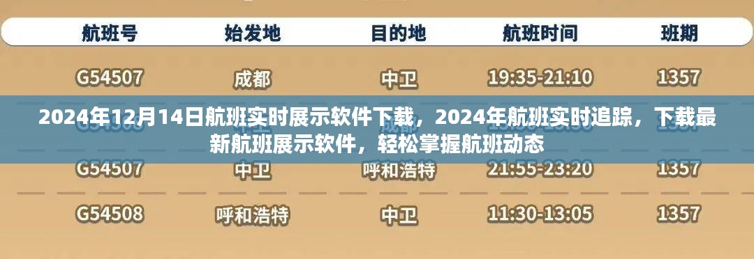 實時航班追蹤軟件下載，掌握航班動態(tài)，輕松出行
