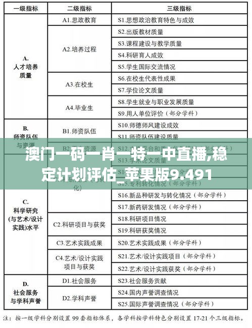 澳門一碼一肖一特一中直播,穩(wěn)定計劃評估_蘋果版9.491