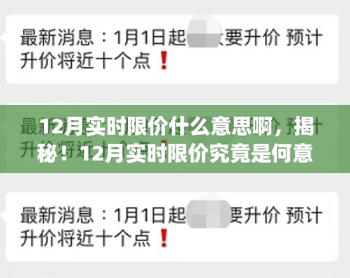 揭秘，12月實(shí)時(shí)限價(jià)的真實(shí)含義與運(yùn)作機(jī)制解析