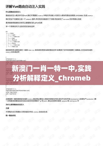 新澳門一肖一特一中,實踐分析解釋定義_Chromebook3.502
