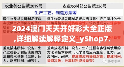 2024澳門天天開好彩大全正版,詳細(xì)解讀解釋定義_yShop7.811