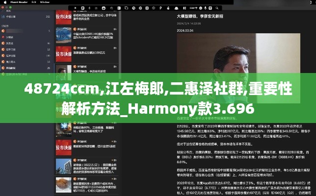 48724ccm,江左梅郎,二惠澤社群,重要性解析方法_Harmony款3.696