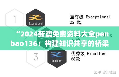 “2024新澳免費資料大全penbao136：構(gòu)建知識共享的橋梁，助力新澳地區(qū)的學術(shù)繁榮”