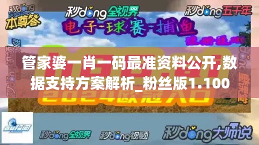 管家婆一肖一碼最準資料公開,數(shù)據(jù)支持方案解析_粉絲版1.100
