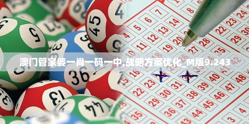 澳門管家婆一肖一碼一中,戰(zhàn)略方案優(yōu)化_M版9.243