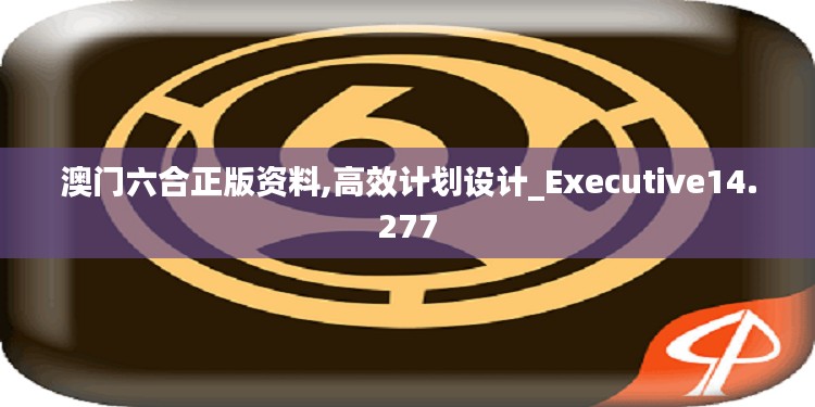 澳門六合正版資料,高效計劃設(shè)計_Executive14.277