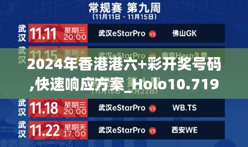 2024年香港港六+彩開獎(jiǎng)號(hào)碼,快速響應(yīng)方案_Holo10.719