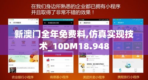 新澳門全年免費(fèi)料,仿真實(shí)現(xiàn)技術(shù)_10DM18.948