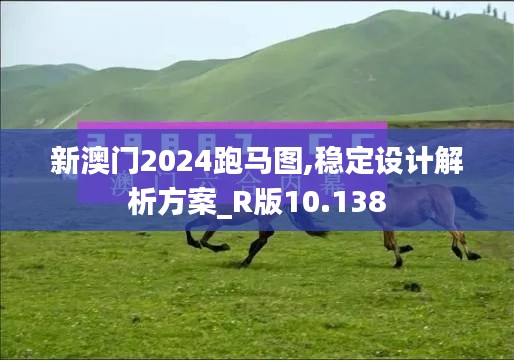 新澳門2024跑馬圖,穩(wěn)定設計解析方案_R版10.138