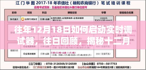 揭秘十二月十八日啟動實(shí)時調(diào)試器的歷程與往日回顧之旅