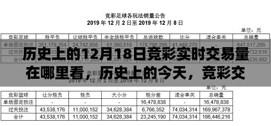 歷史上的今天競(jìng)彩實(shí)時(shí)交易量揭秘，背后的溫情故事與交易數(shù)據(jù)觀察