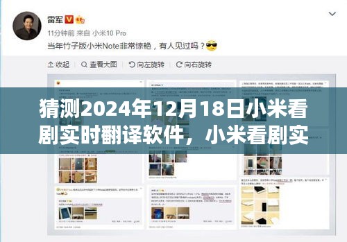 小米看劇實時翻譯軟件使用指南，2024年12月18日版本
