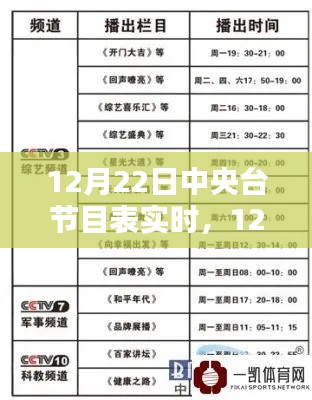 12月22日中央臺(tái)節(jié)目表實(shí)時(shí)解析，精彩節(jié)目安排一覽