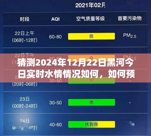 黑河今日實時水情預測與未來趨勢分析，初學者與進階用戶指南（猜測2024年12月22日水情）