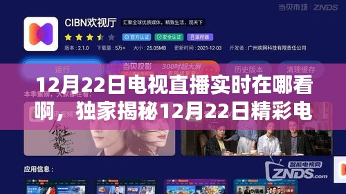 獨家揭秘，12月22日電視直播實時觀看全攻略，精彩瞬間不容錯過！