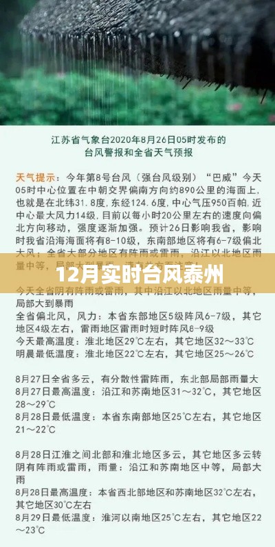 臺(tái)風(fēng)實(shí)時(shí)更新，泰州地區(qū)臺(tái)風(fēng)動(dòng)態(tài)監(jiān)測(cè)