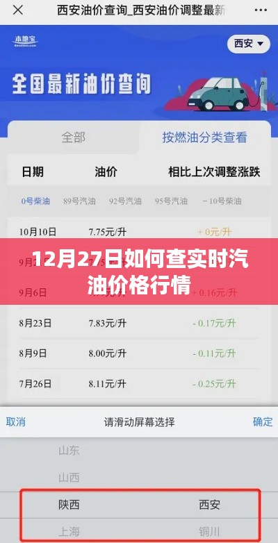 12月27日實(shí)時(shí)汽油價(jià)格行情查詢指南