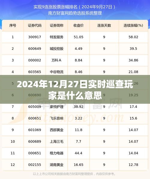 實(shí)時巡查玩家的意義與影響