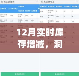 市場(chǎng)動(dòng)態(tài)洞察與庫存管理策略，實(shí)時(shí)庫存增減分析