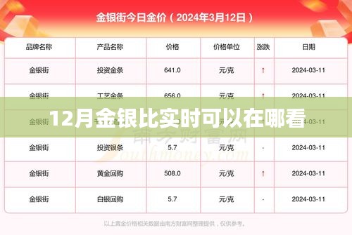 金銀比實(shí)時(shí)走勢查詢指南