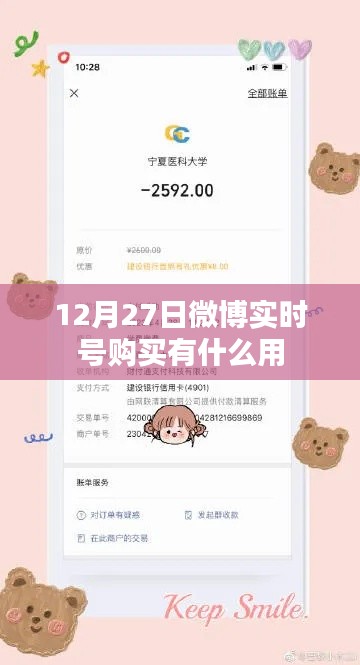 微博實(shí)時(shí)號(hào)購(gòu)買作用解析，12月27日購(gòu)買有何益處？
