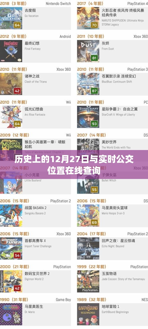 歷史上的12月27日與在線實時公交查詢服務(wù)