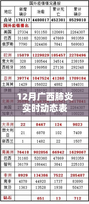 廣西肺炎實(shí)時(shí)動(dòng)態(tài)數(shù)據(jù)報(bào)告（十二月版）