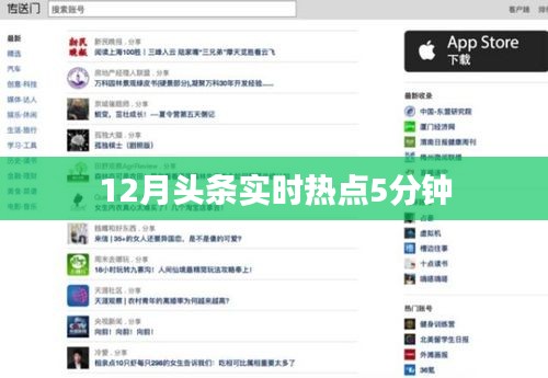 最新熱點(diǎn)聚焦，12月頭條實(shí)時(shí)新聞速遞