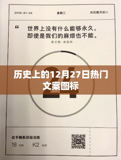 歷史上的大事件，12月27日的熱門文案圖標回顧