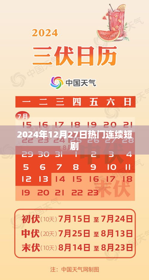2024年年終熱門(mén)連續(xù)短劇盛宴