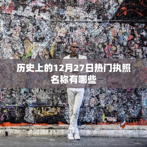 歷史上的熱門執(zhí)照名稱盤點(diǎn)，聚焦十二月二十七日