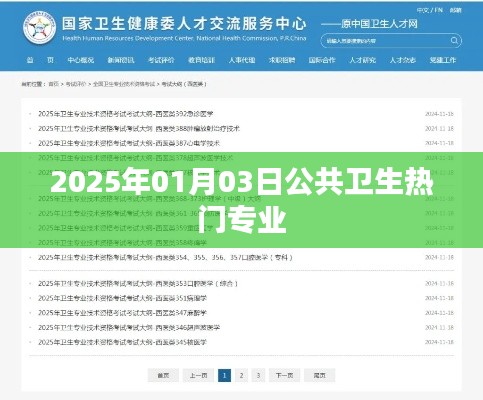 公共衛(wèi)生熱門專業(yè)發(fā)展趨勢展望（2025年）