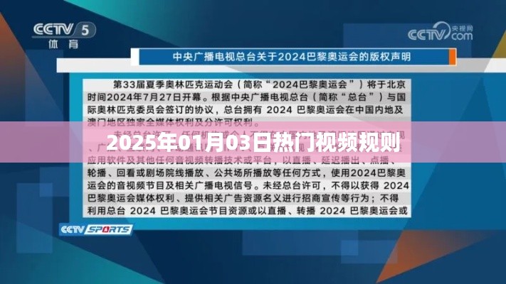 2025年熱門視頻趨勢(shì)與規(guī)則解析