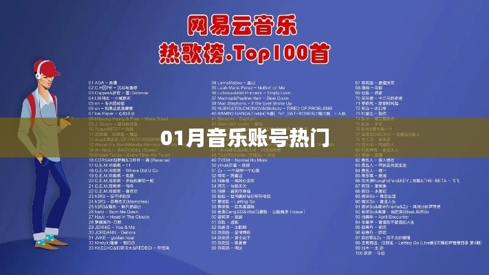01月音樂榜單，熱門歌曲一網(wǎng)打盡