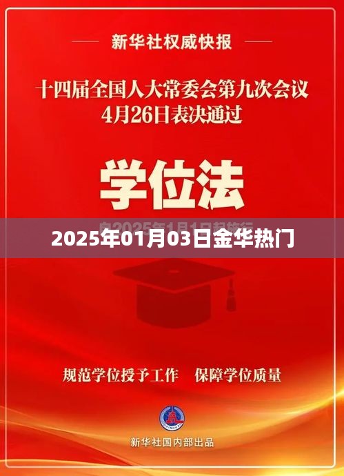 金華熱門活動一覽，2025年1月3日精彩瞬間