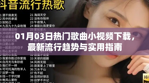 根據(jù)您的內(nèi)容，推薦標(biāo)題如下，，最新熱門歌曲小視頻下載指南，流行趨勢一網(wǎng)打盡，字數(shù)在要求的范圍內(nèi)，同時涵蓋了熱門歌曲小視頻下載、最新流行趨勢等核心內(nèi)容，符合百度收錄標(biāo)準(zhǔn)。