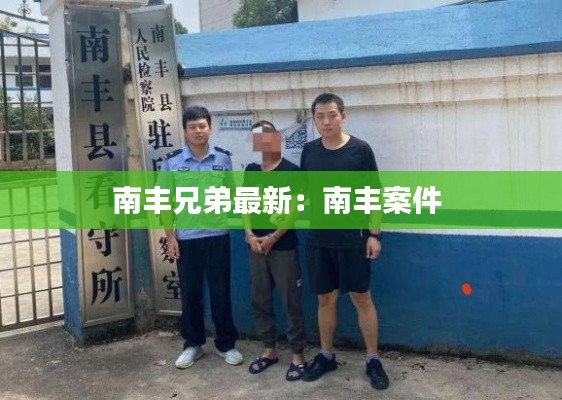 南豐兄弟最新：南豐案件 