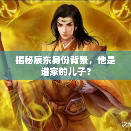 揭秘辰東身份背景，他是誰(shuí)家的兒子？