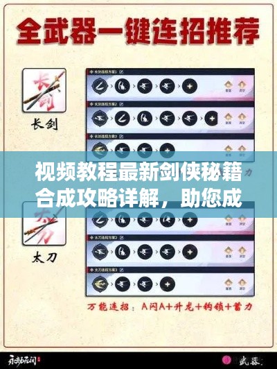 視頻教程最新劍俠秘籍合成攻略詳解，助您成為武林高手！