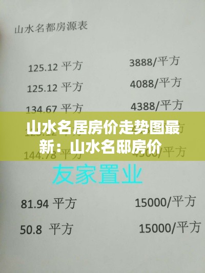 山水名居房?jī)r(jià)走勢(shì)圖最新：山水名邸房?jī)r(jià) 